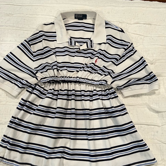 Two piece polo cropped top and skirt - Picture 3 of 5